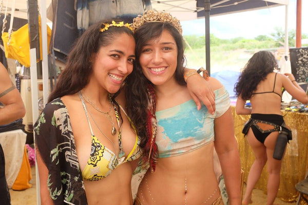 Con Amor By Diana with her first Collection; Blending in Nature, at Gratitude Migration Festival.