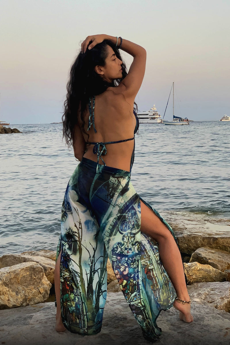 Blending in Nature Transformable Dress - One of A Kind