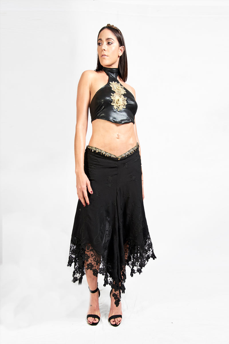 Flamenco Transformable Dress Black