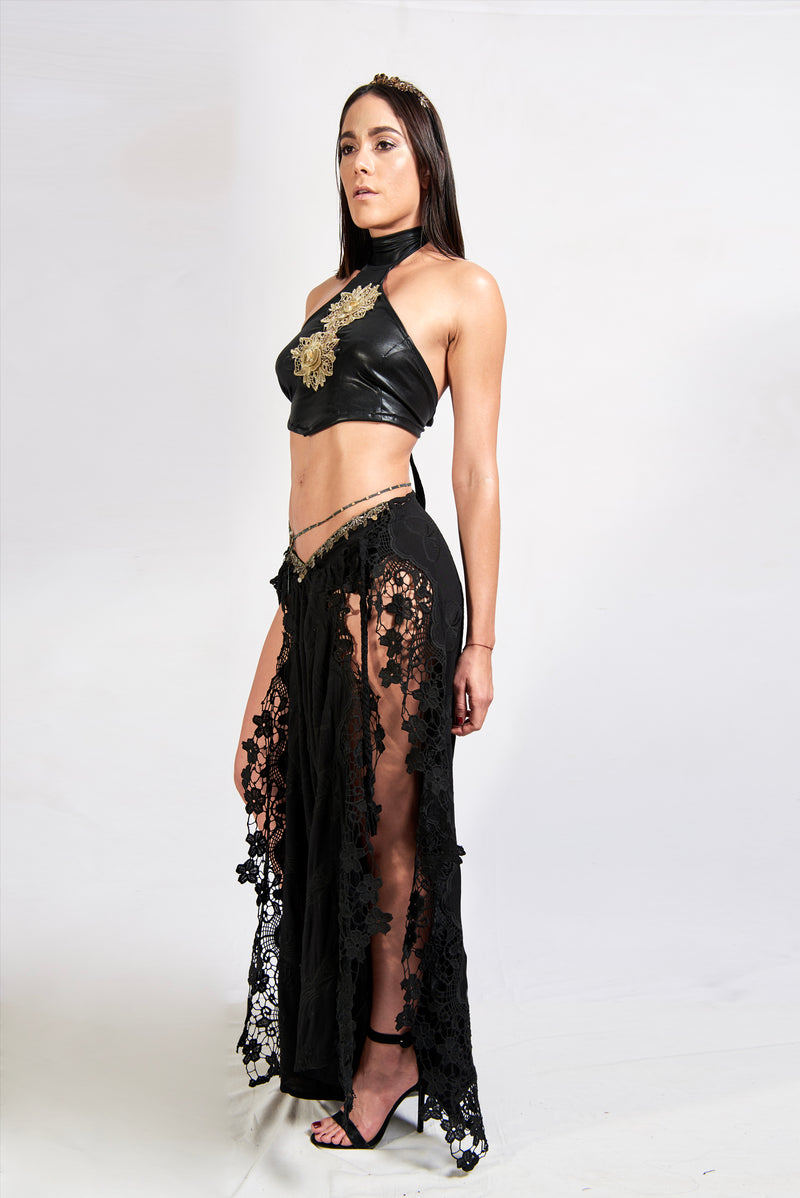 Flamenco Transformable Dress Black