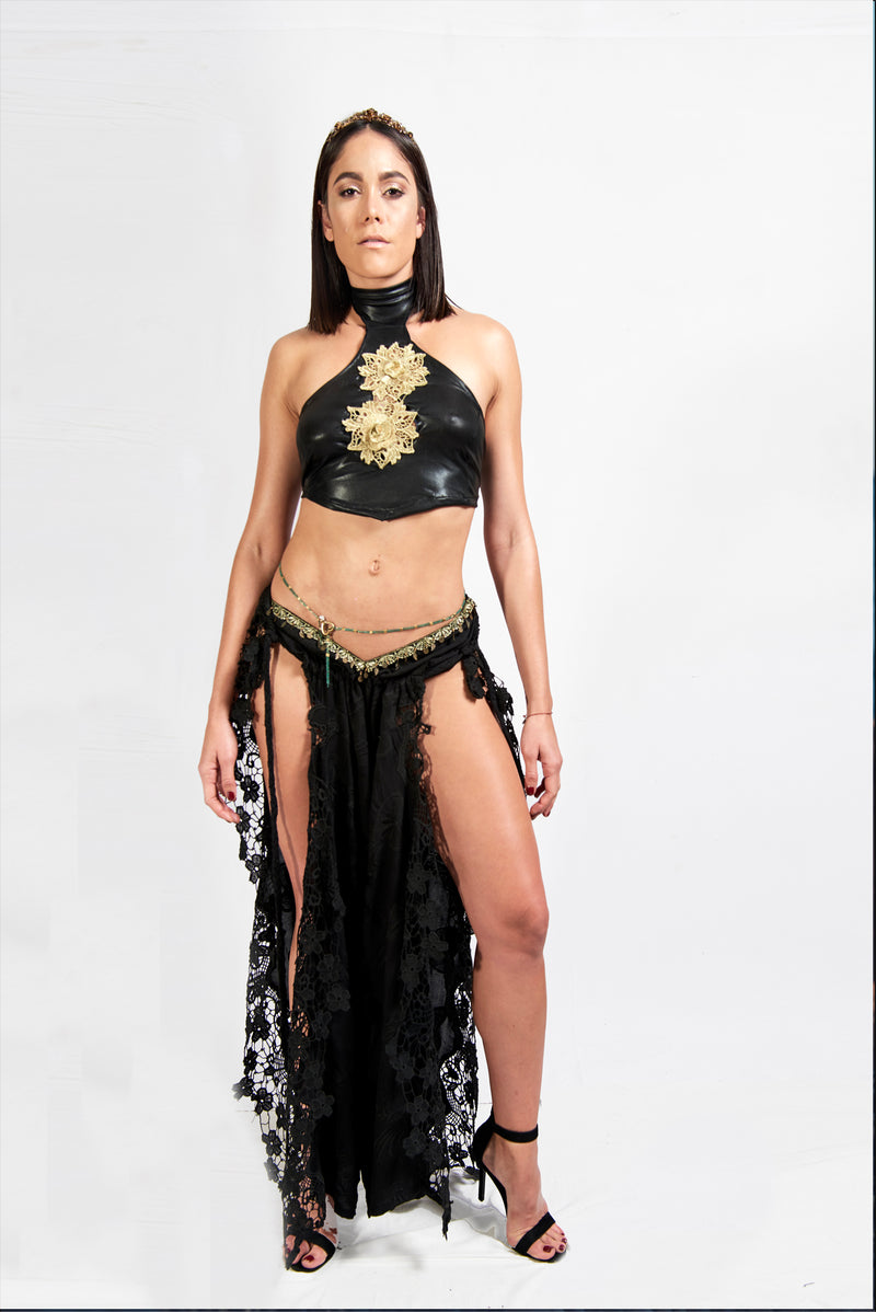 Flamenco Transformable Dress Black